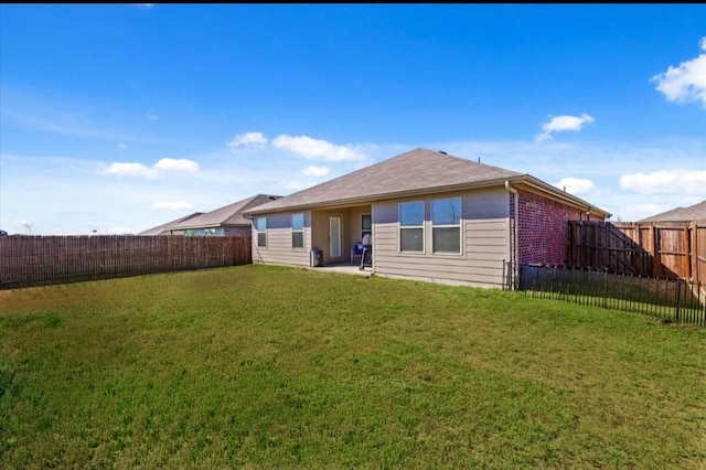 1209 Willowbend Way, Josephine, TX 75189 - rear view of house featuring a fenced backyard and brick siding