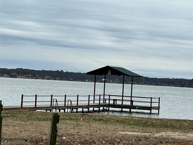 122 Lakeway Ln, Gun Barrel City, TX 75156 - dock featuring a water view