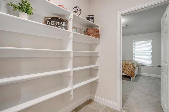view of pantry