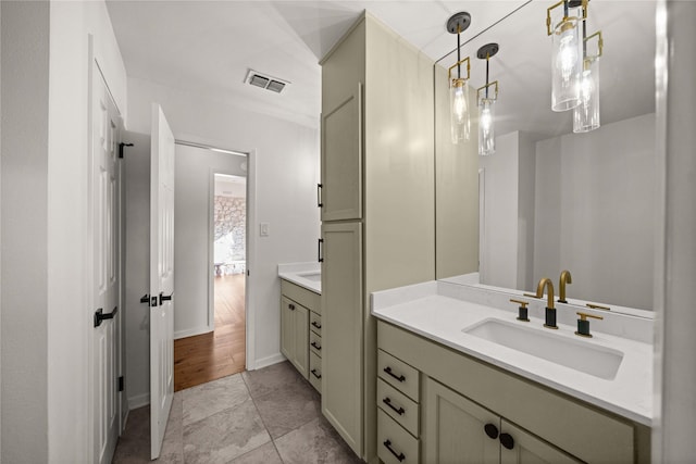 3829 Cloverdale Dr, Tyler, TX 75701 - bathroom featuring vanity