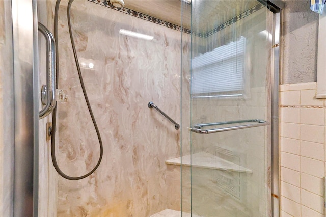 205 Bedford Ct E, Bedford, TX 76022 - bathroom featuring a shower stall