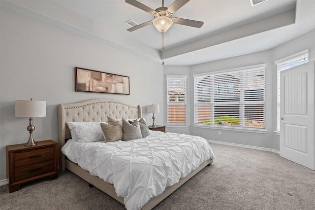 813 Louisville Rd, Aubrey, TX 76227 - carpeted bedroom with multiple windows, baseboards, and a ceiling fan
