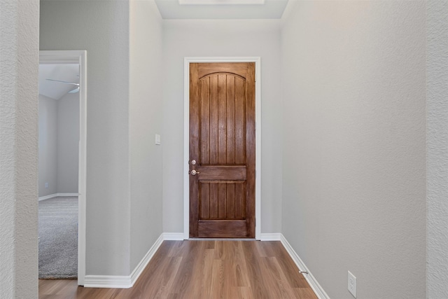 813 Louisville Rd, Aubrey, TX 76227 - doorway featuring wood finished floors and baseboards