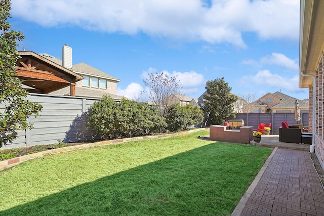 869 Field Xing, Little Elm, TX 76227 - view of yard with a patio and outdoor lounge area