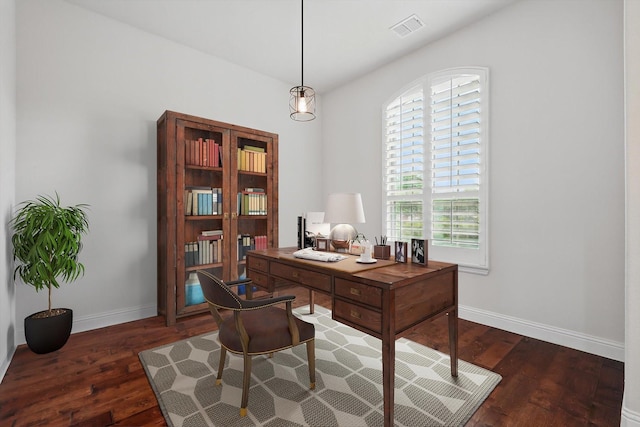 869 Field Xing, Little Elm, TX 76227 - office space featuring wood finished floors and baseboards