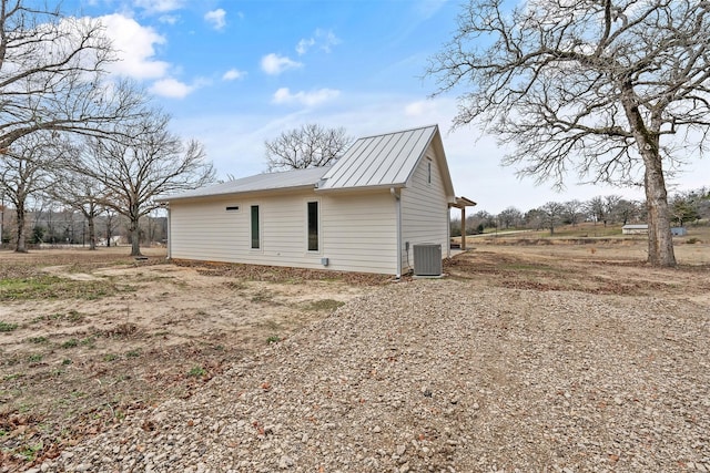 exterior space with central AC unit