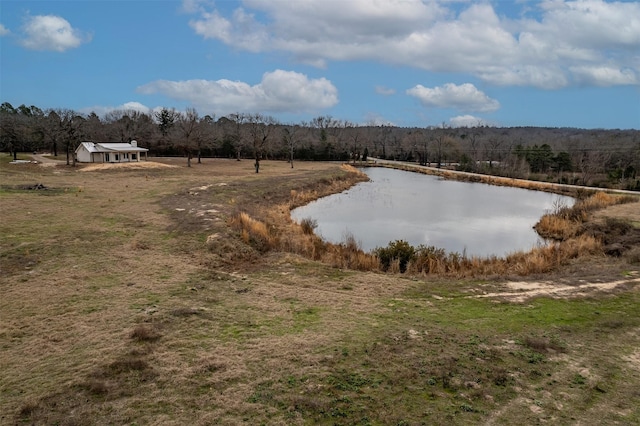 property view of water featuring a rural view