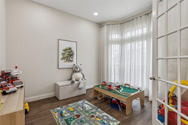 8 Center Ct, Heath, TX 75032 - game room featuring wood finished floors and recessed lighting