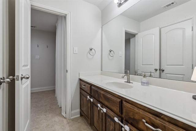 8 Center Ct, Heath, TX 75032 - bathroom with vanity and baseboards