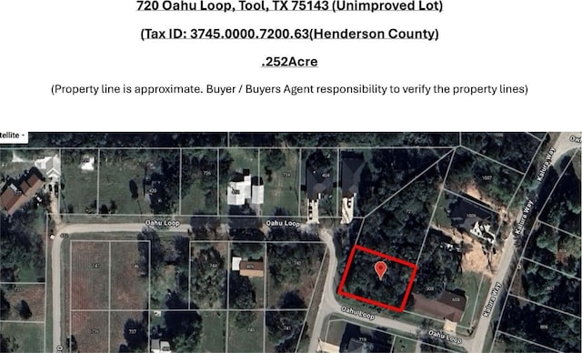 720 Oahu Loop, Tool TX, 75143 land for sale