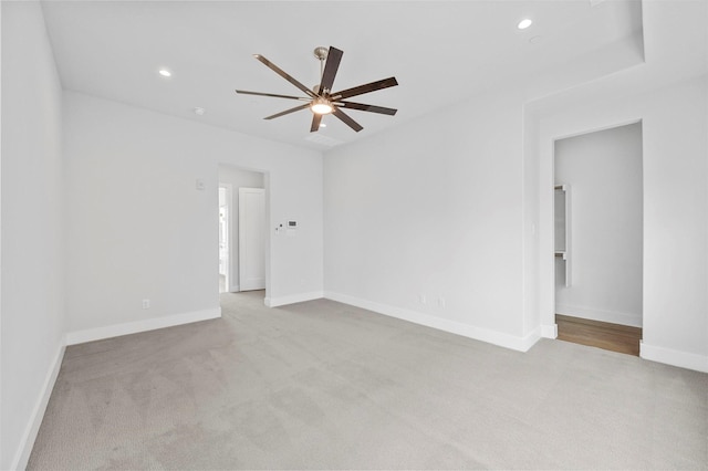3200 Ross Ave Unit 40, Dallas, TX 75204 - unfurnished room featuring carpet, a ceiling fan, recessed lighting, and baseboards