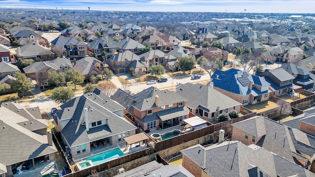 drone / aerial view featuring a residential view