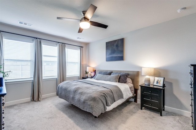1417 Windflower Dr, Aubrey, TX 76227 - carpeted bedroom with baseboards and ceiling fan