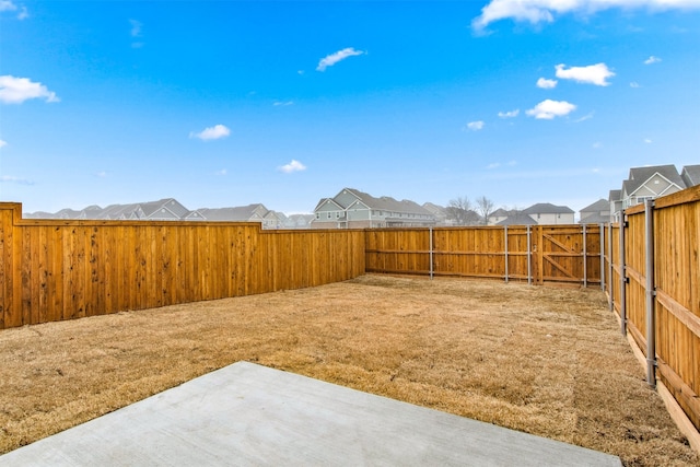 723 Prosper Ln, Wylie, TX 75098 - view of yard featuring a patio area, a residential view, and a gate