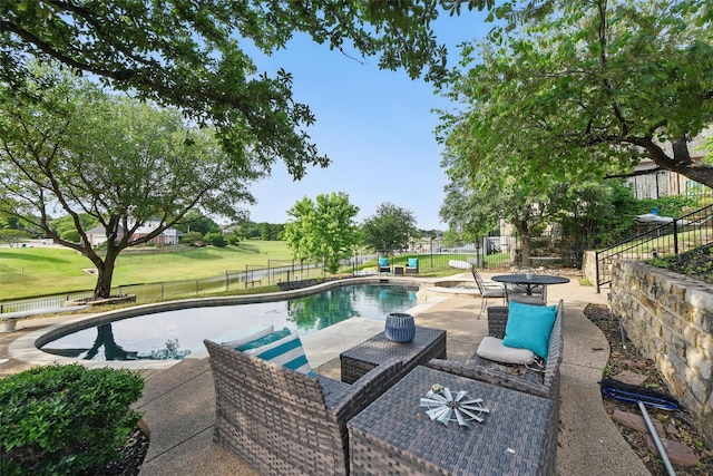 2781 Timber Crest Ln, Highland Village, TX 75077 - view of swimming pool featuring a patio area