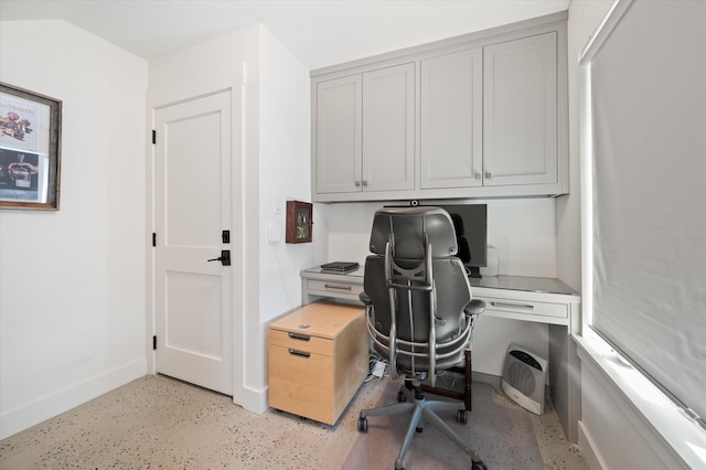 office with baseboards