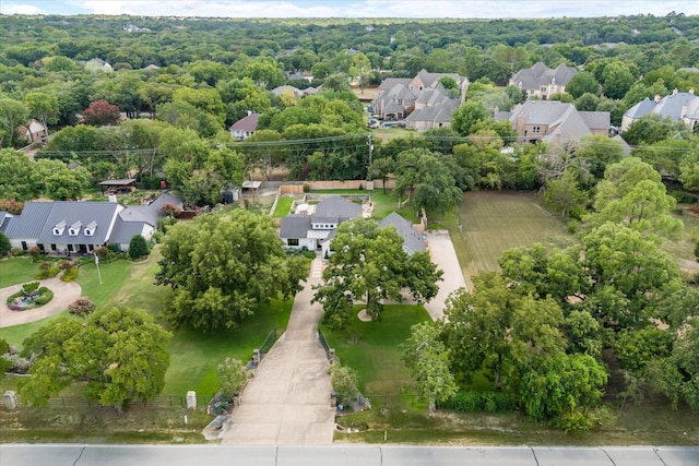 drone / aerial view featuring a residential view