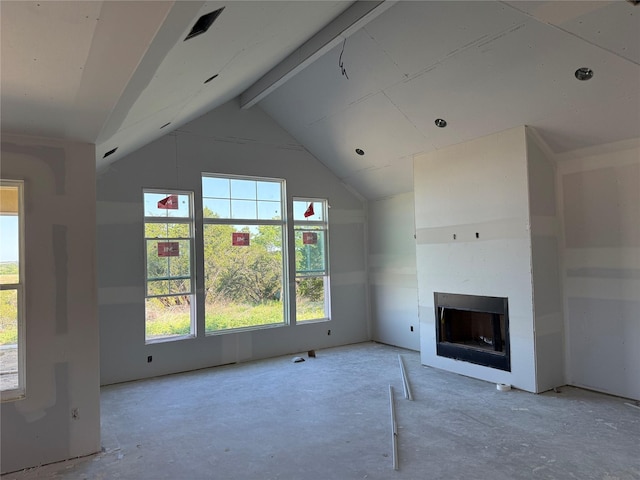 CARA9 Thompson Rd, Weatherford, TX 76087 - unfurnished living room with plenty of natural light and a fireplace