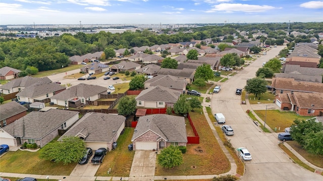 drone / aerial view featuring a residential view