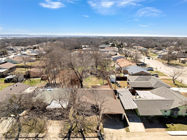 birds eye view of property featuring a residential view