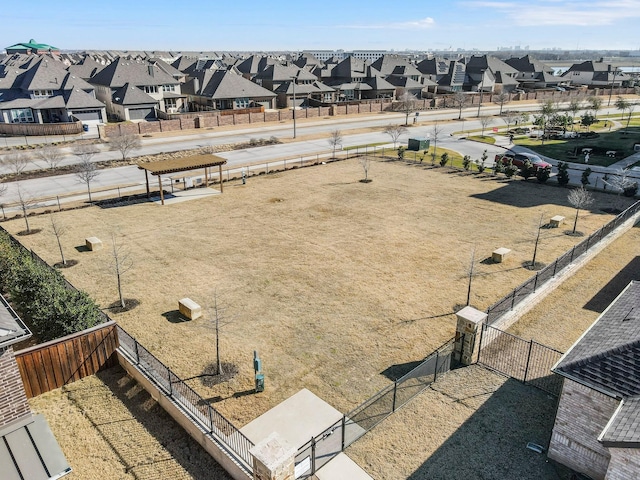 birds eye view of property featuring a residential view