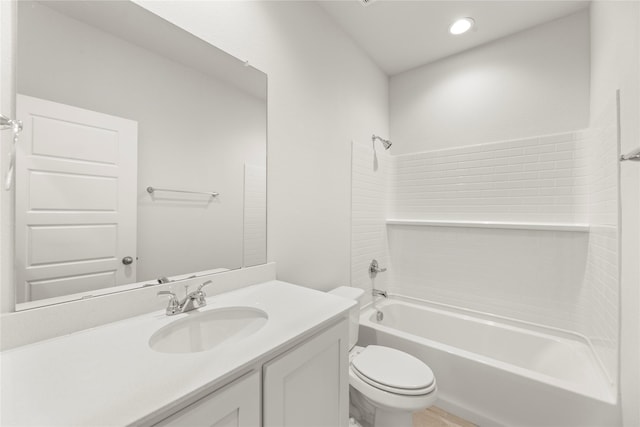 1810 Iris Rd, Melissa, TX 75454 - bathroom featuring  shower combination, toilet, and vanity