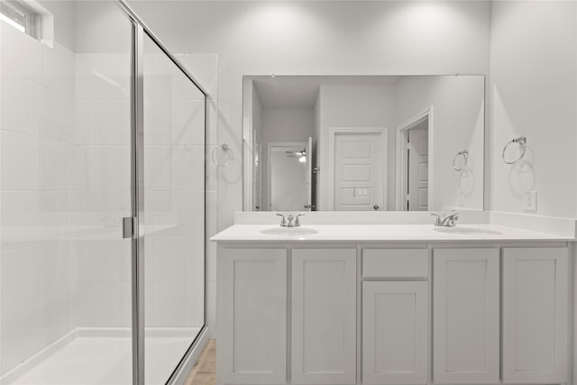 1810 Iris Rd, Melissa, TX 75454 - full bath with a stall shower and double vanity