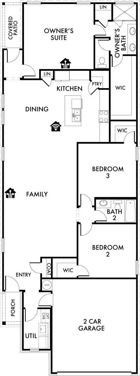 1810 Iris Rd, Melissa, TX 75454 - home floor plan