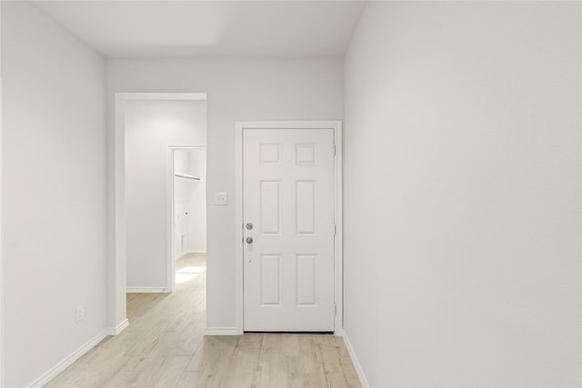 1810 Iris Rd, Melissa, TX 75454 - corridor with light wood-type flooring and baseboards