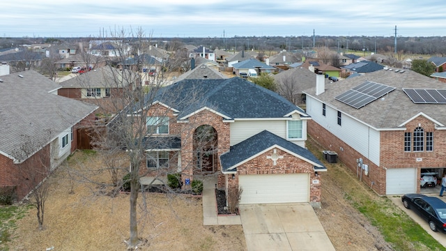 drone / aerial view featuring a residential view