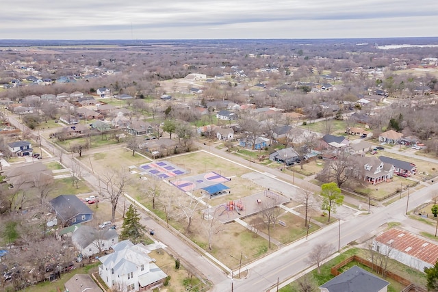 drone / aerial view featuring a residential view