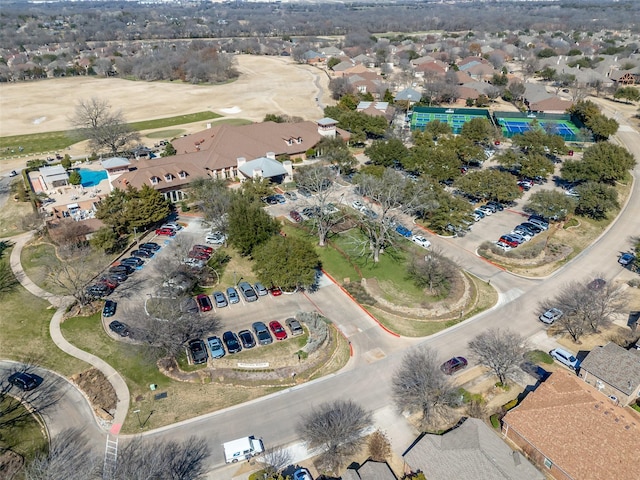 bird's eye view featuring a residential view