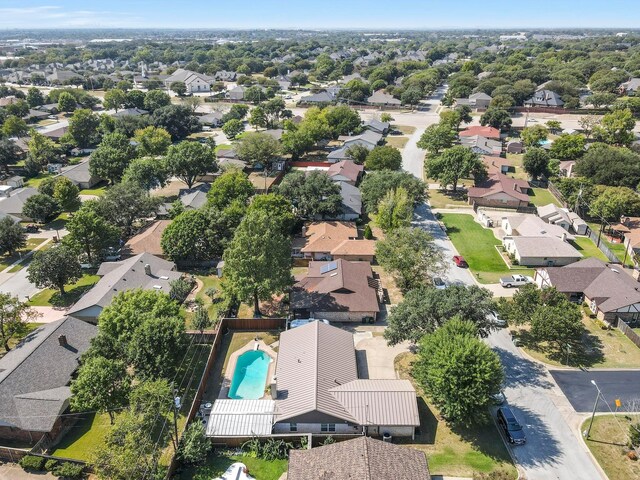 drone / aerial view featuring a residential view