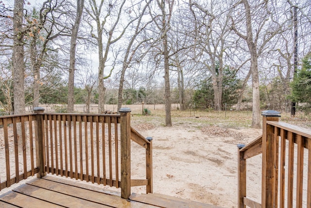 1345 Tawakoni Dr, West Tawakoni, TX 75474 - view of wooden terrace