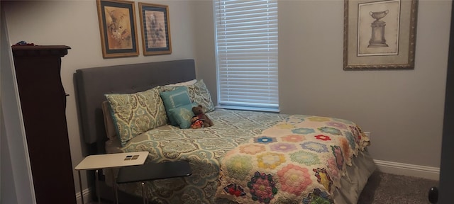 bedroom with baseboards