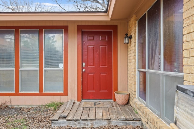 view of entrance to property