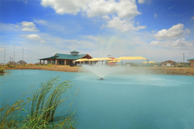 view of water feature