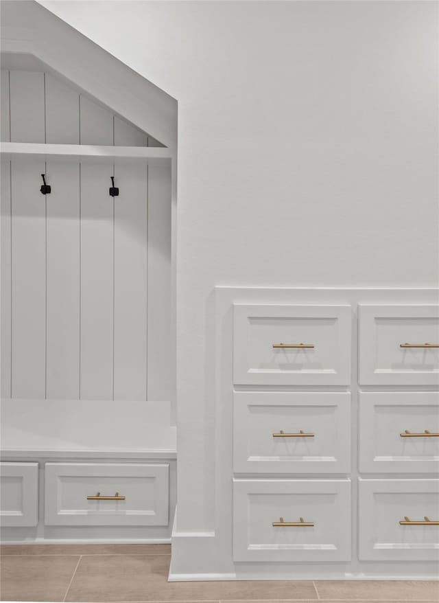 mudroom featuring light wood finished floors