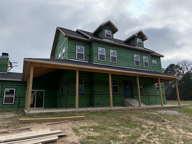 view of rear view of property