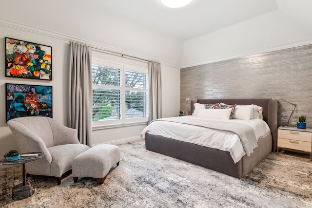 bedroom featuring baseboards