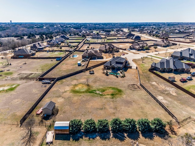 birds eye view of property featuring a residential view