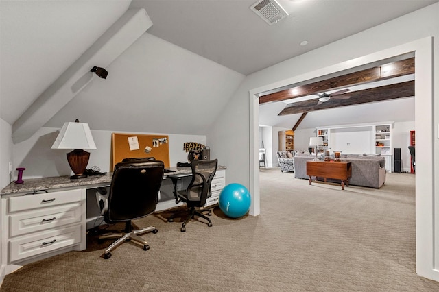 6611 Dartbrook Dr, Dallas, TX 75254 - office featuring carpet flooring