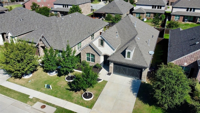 bird's eye view featuring a residential view