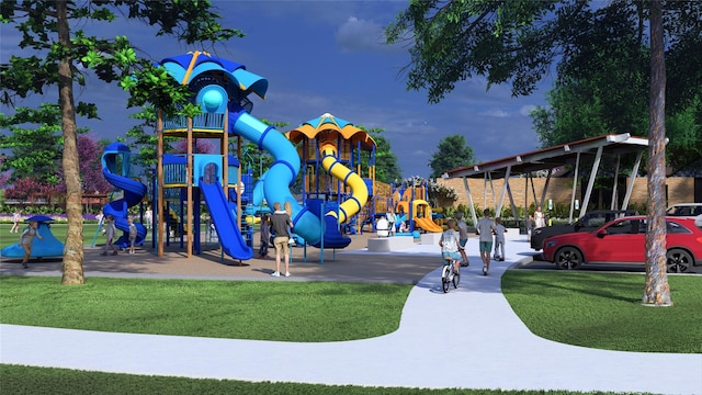 279 Bright Alcove Ct, Lavon, TX 75166 - community jungle gym with a yard