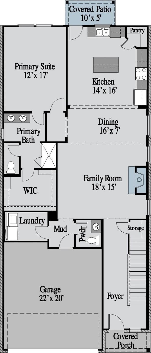 279 Bright Alcove Ct, Lavon, TX 75166 - home floor plan