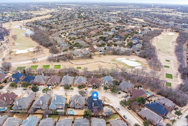 drone / aerial view featuring a residential view