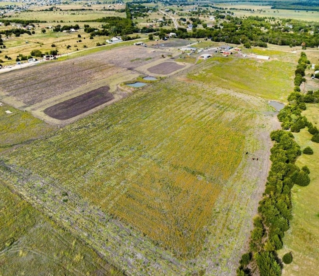 drone / aerial view featuring a rural view