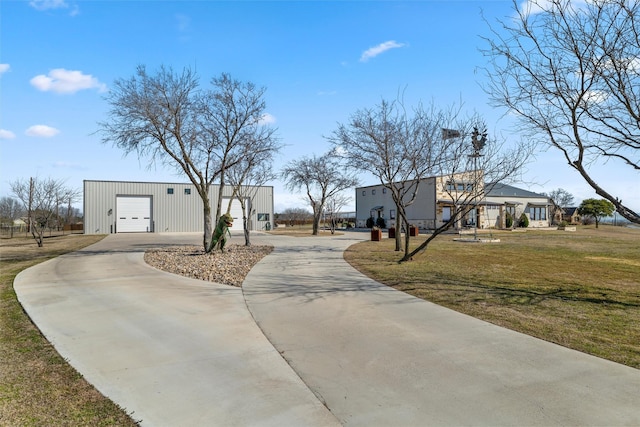 view of street with driveway