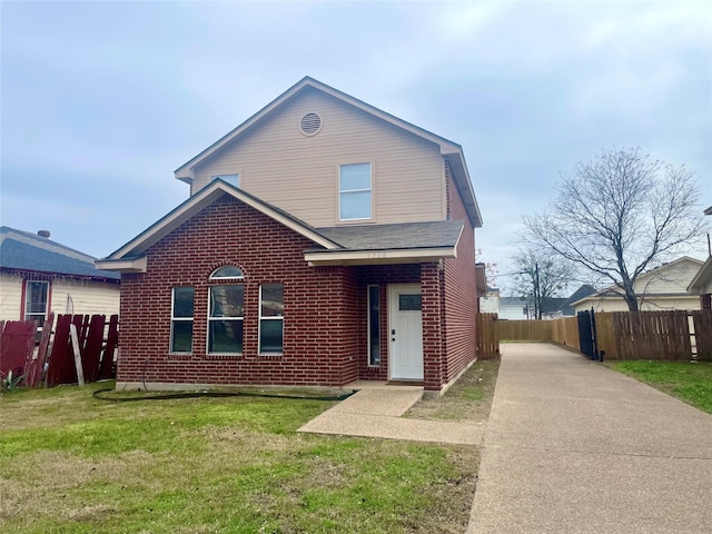 1520 Bagby Ave, Waco, TX 76706 - traditional home with concrete driveway and brick siding