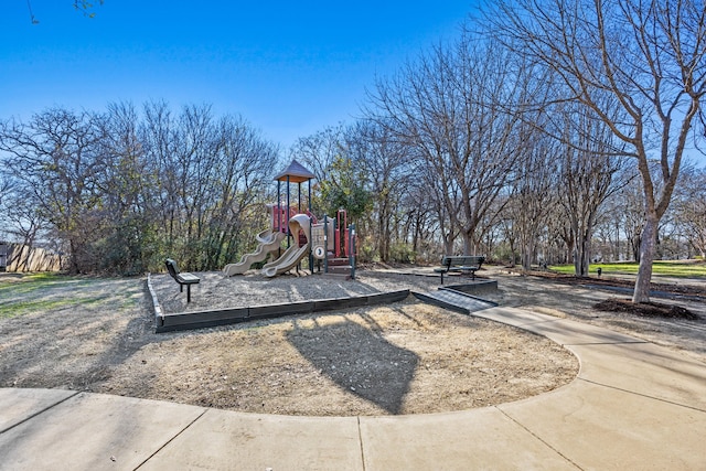 view of communal playground